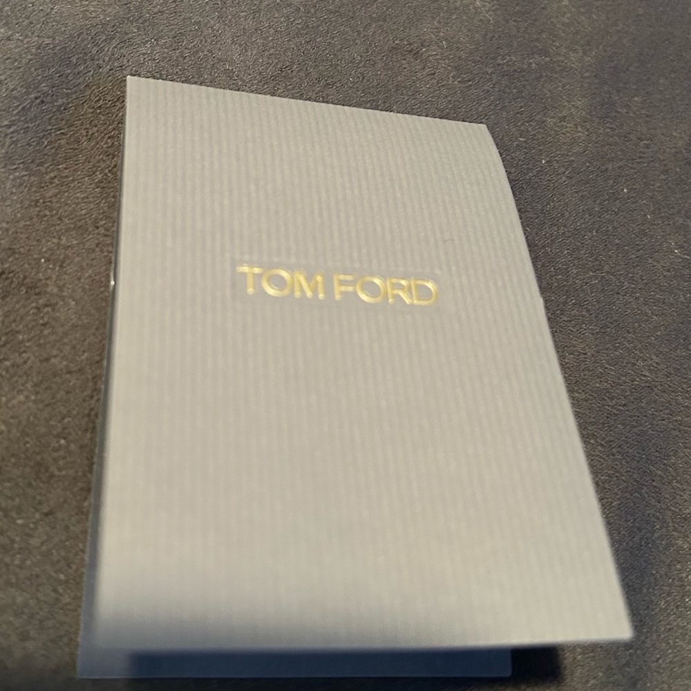 Tom Ford Black Textured Leather Pouch - Picture 8 of 11